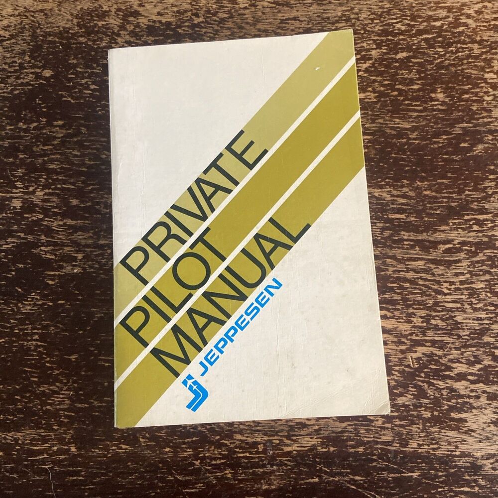 Jeppesen Private Pilot Manual 1973 Vintage Aviation Flight Training FAA TradePB
